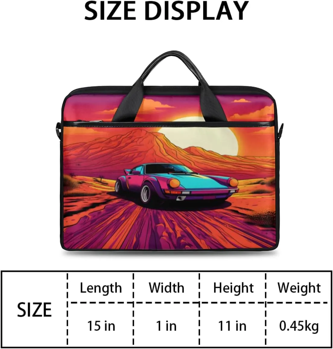 Fun Camouflage Pattern Laptop Shoulder Bag for Tablet Computer Notebook Sleeve Messenger Carrying Case Briefcase Tote
