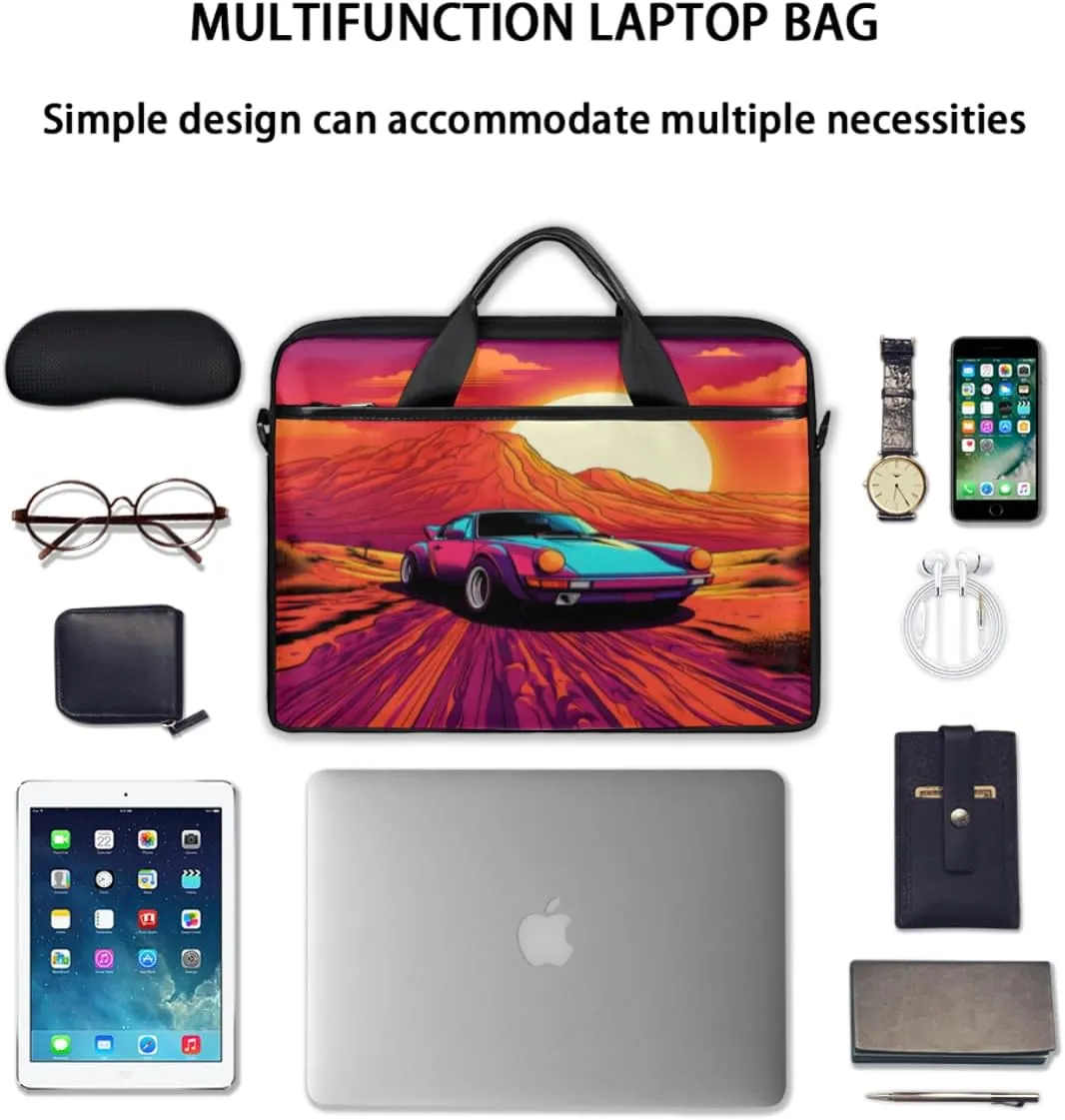 Fun Camouflage Pattern Laptop Shoulder Bag for Tablet Computer Notebook Sleeve Messenger Carrying Case Briefcase Tote