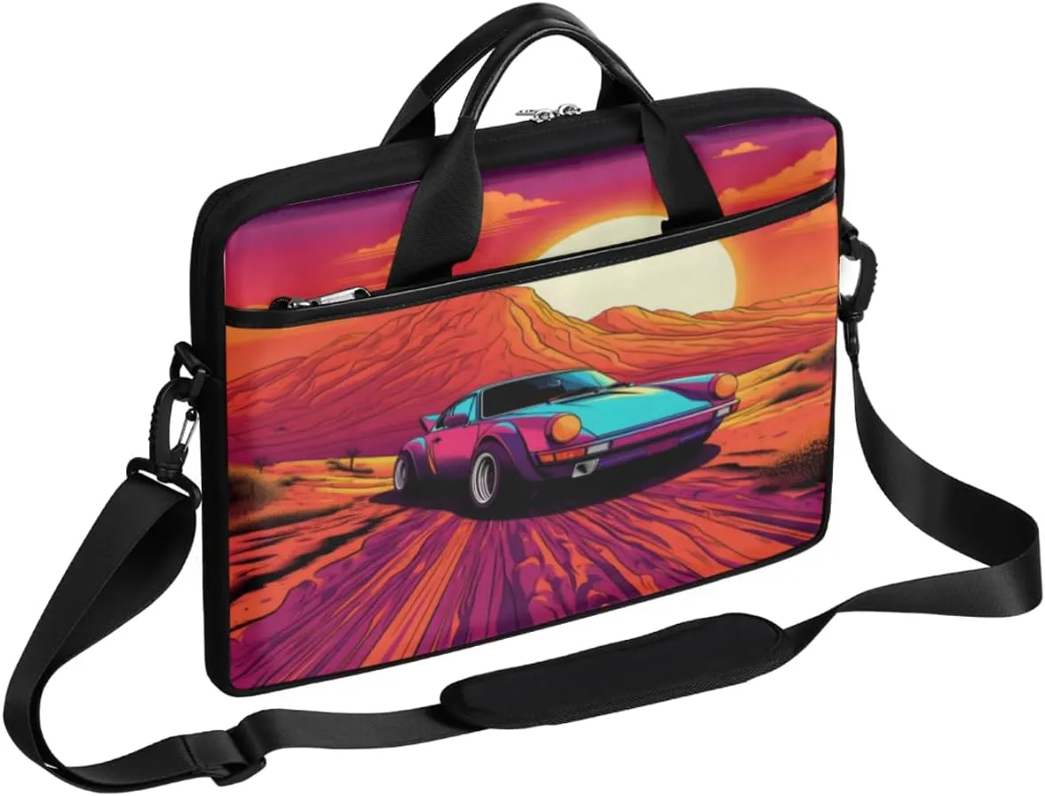Fun Camouflage Pattern Laptop Shoulder Bag for Tablet Computer Notebook Sleeve Messenger Carrying Case Briefcase Tote