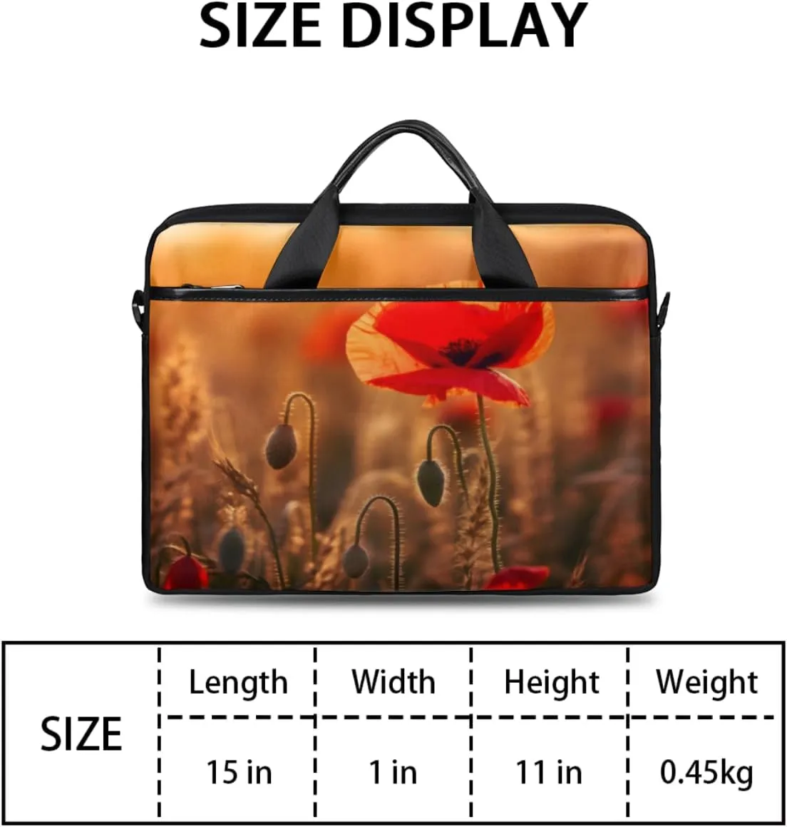 Fun Color Theme Laptop Shoulder Bag for Tablet Computer Notebook Sleeve Messenger Carrying Case Briefcase Tote