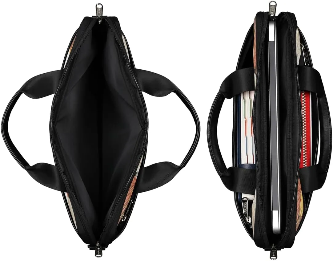 Fun Color Theme Laptop Shoulder Bag for Tablet Computer Notebook Sleeve Messenger Carrying Case Briefcase Tote