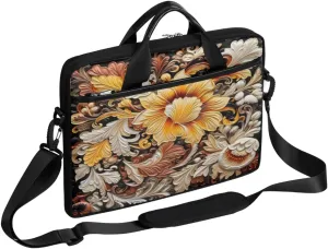 Fun Color Theme Laptop Shoulder Bag for Tablet Computer Notebook Sleeve Messenger Carrying Case Briefcase Tote