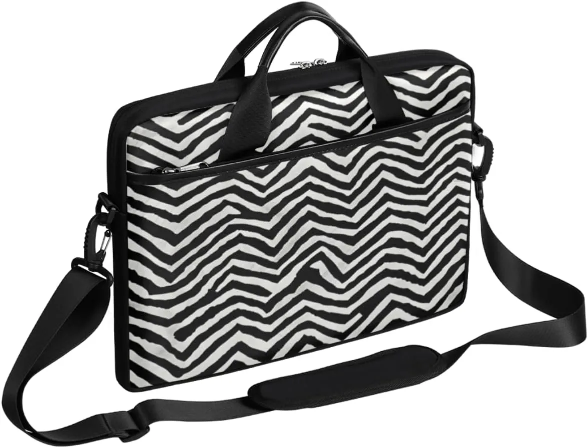 Fun Mushroom Pattern Laptop Shoulder Bag for Tablet Computer Notebook Sleeve Messenger Carrying Case Briefcase Tote