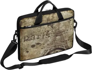 Fun Mushroom Pattern Laptop Shoulder Bag for Tablet Computer Notebook Sleeve Messenger Carrying Case Briefcase Tote