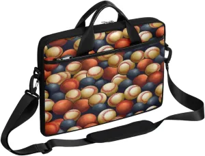 Fun Mushroom Pattern Laptop Shoulder Bag for Tablet Computer Notebook Sleeve Messenger Carrying Case Briefcase Tote