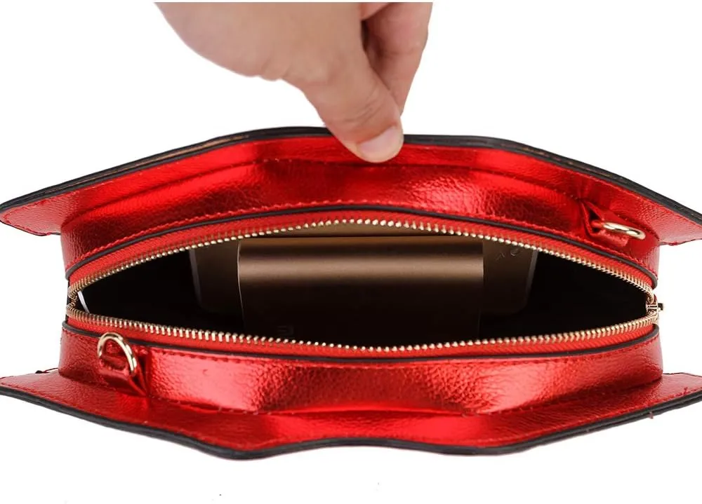 Fun Shape Purse for Women Novelty Handbags Unique Chain Crossbody Bag for Teens with Adjustable Shoulder Strap