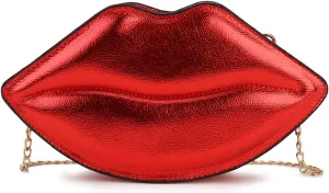 Fun Shape Purse for Women Novelty Handbags Unique Chain Crossbody Bag for Teens with Adjustable Shoulder Strap