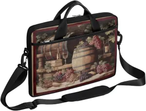 Fun The Food Texture Laptop Shoulder Bag for Tablet Computer Notebook Sleeve Messenger Carrying Case Briefcase Tote