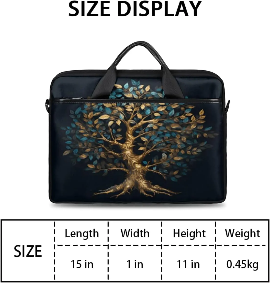 Fun The Food Texture Laptop Shoulder Bag for Tablet Computer Notebook Sleeve Messenger Carrying Case Briefcase Tote