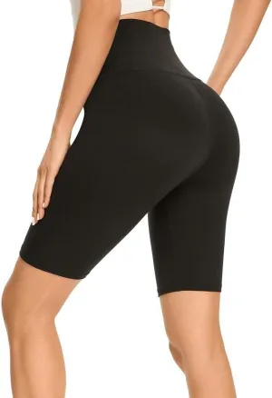 GAYHAY High Waisted Biker Shorts for Women - 8"/5"/3" Soft Black Spandex Shorts for Workout Volleyball Yoga Dance