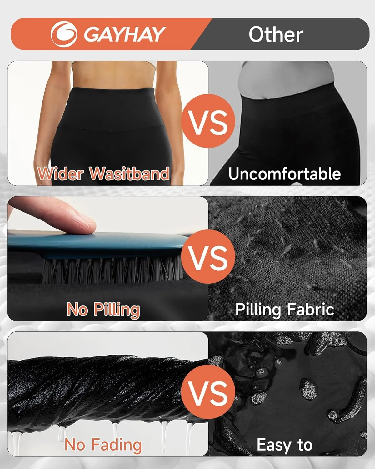 GAYHAY High Waisted Biker Shorts for Women - 8"/5"/3" Soft Black Spandex Shorts for Workout Volleyball Yoga Dance