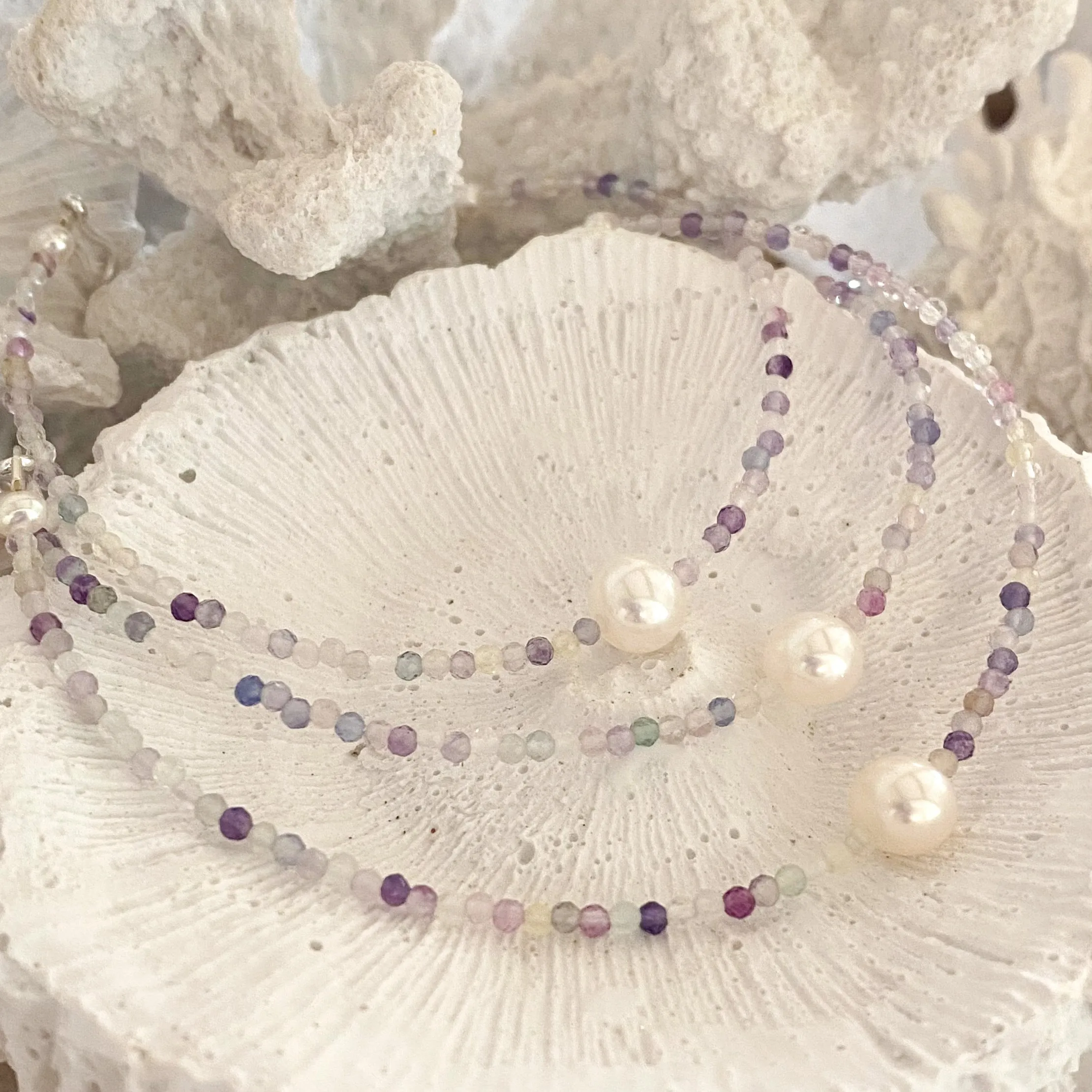 Gemstone Bracelet "Brigitte" Fluorite