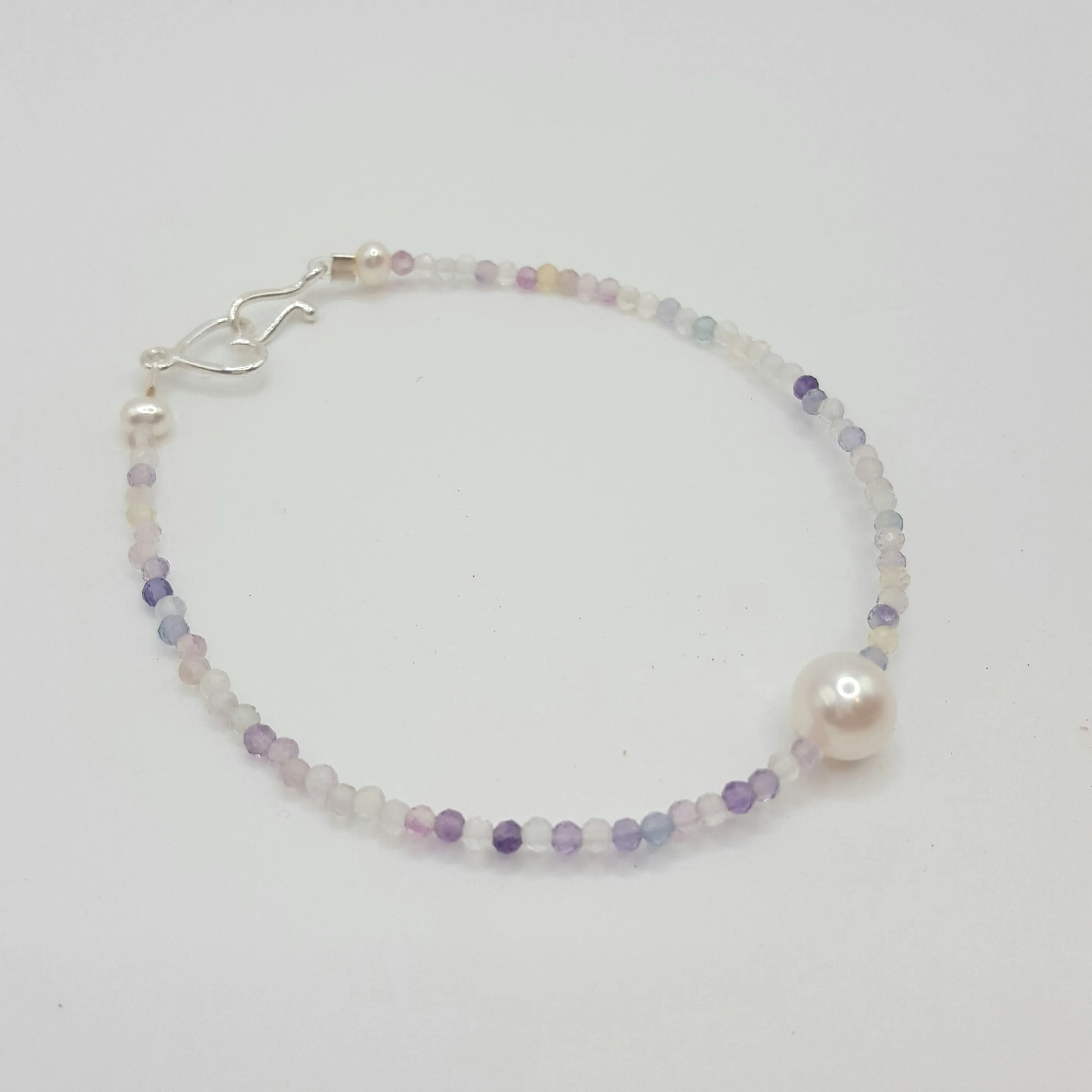 Gemstone Bracelet "Brigitte" Fluorite