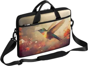 Geometry Fun Theme Laptop Shoulder Bag for Tablet Computer Notebook Sleeve Messenger Carrying Case Briefcase Tote