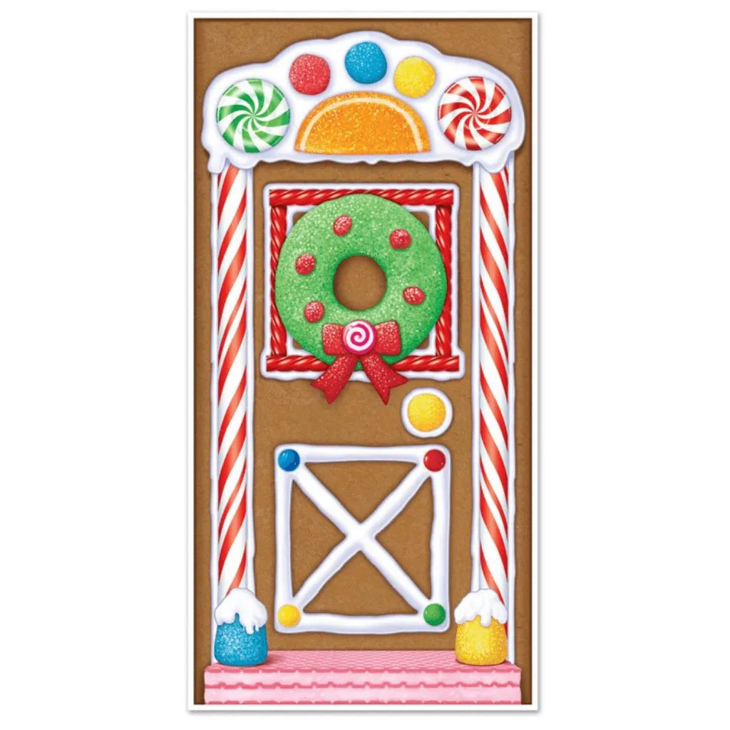 Gingerbread House Door Cover
