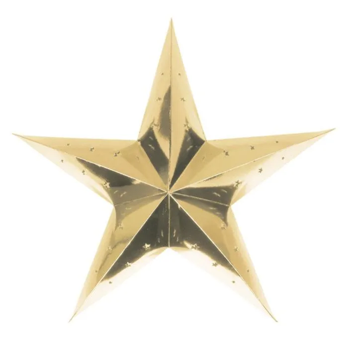 Gold Star Paper Lantern - 60cm