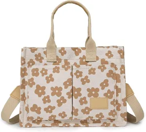 Handbags for Womens Top Handle Shoulder Purse Satchel Bags Roomy Capacity Fashion Canvas Hobo Tote Bag
