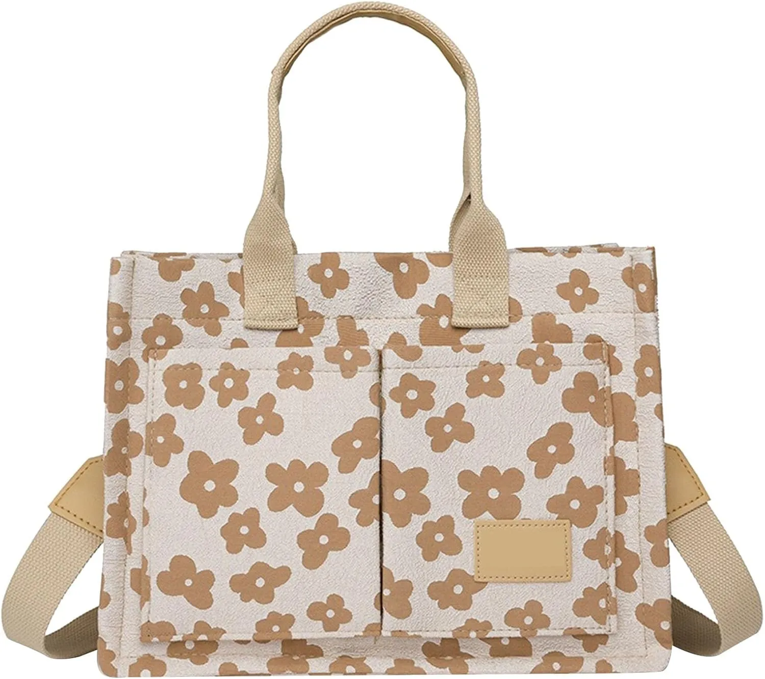 Handbags for Womens Top Handle Shoulder Purse Satchel Bags Roomy Capacity Fashion Canvas Hobo Tote Bag