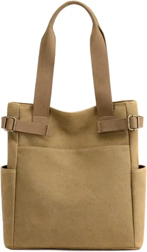 Handbags for Womens Top Handle Shoulder Purse Satchel Bags Roomy Capacity Fashion Hobo Canvas Tote Bag Casual Lightweight