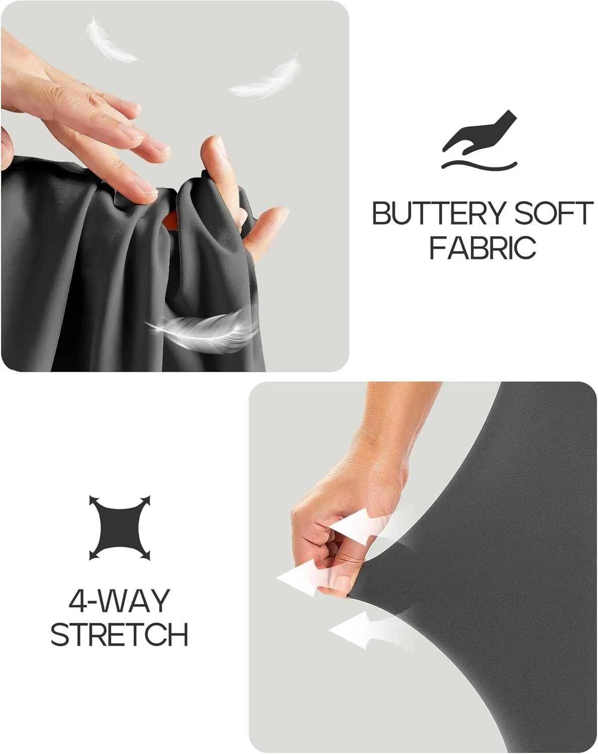 Heathyoga Buttery Soft Leggings with Pockets for Women High Waisted Leggings for Women Tummy Control Yoga Pants 25"/28"