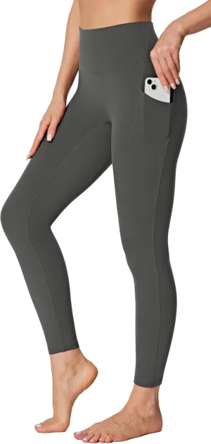 Heathyoga Buttery Soft Leggings with Pockets for Women High Waisted Leggings for Women Tummy Control Yoga Pants 25"/28"