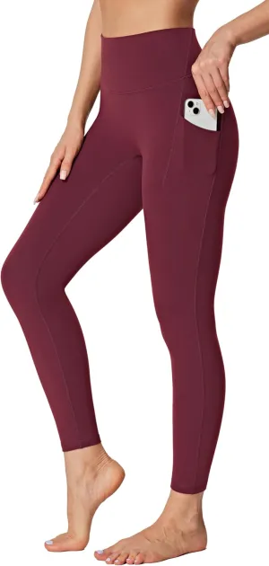 Heathyoga Buttery Soft Leggings with Pockets for Women High Waisted Leggings for Women Tummy Control Yoga Pants 25"/28"