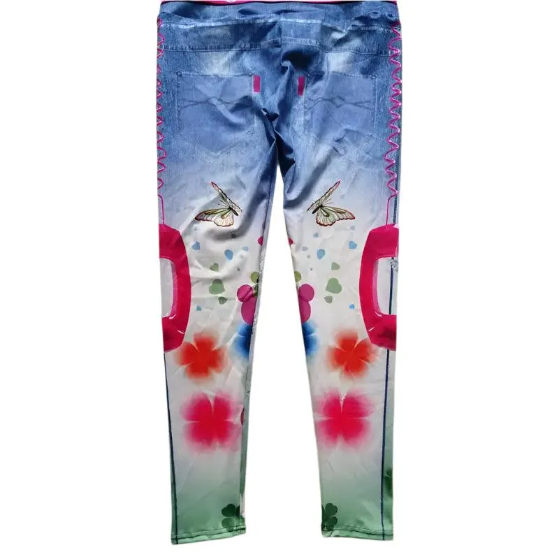 High Waist Medium Stretch Fabric Woman's Pure Color High Waist Plus Size Denim Jeans