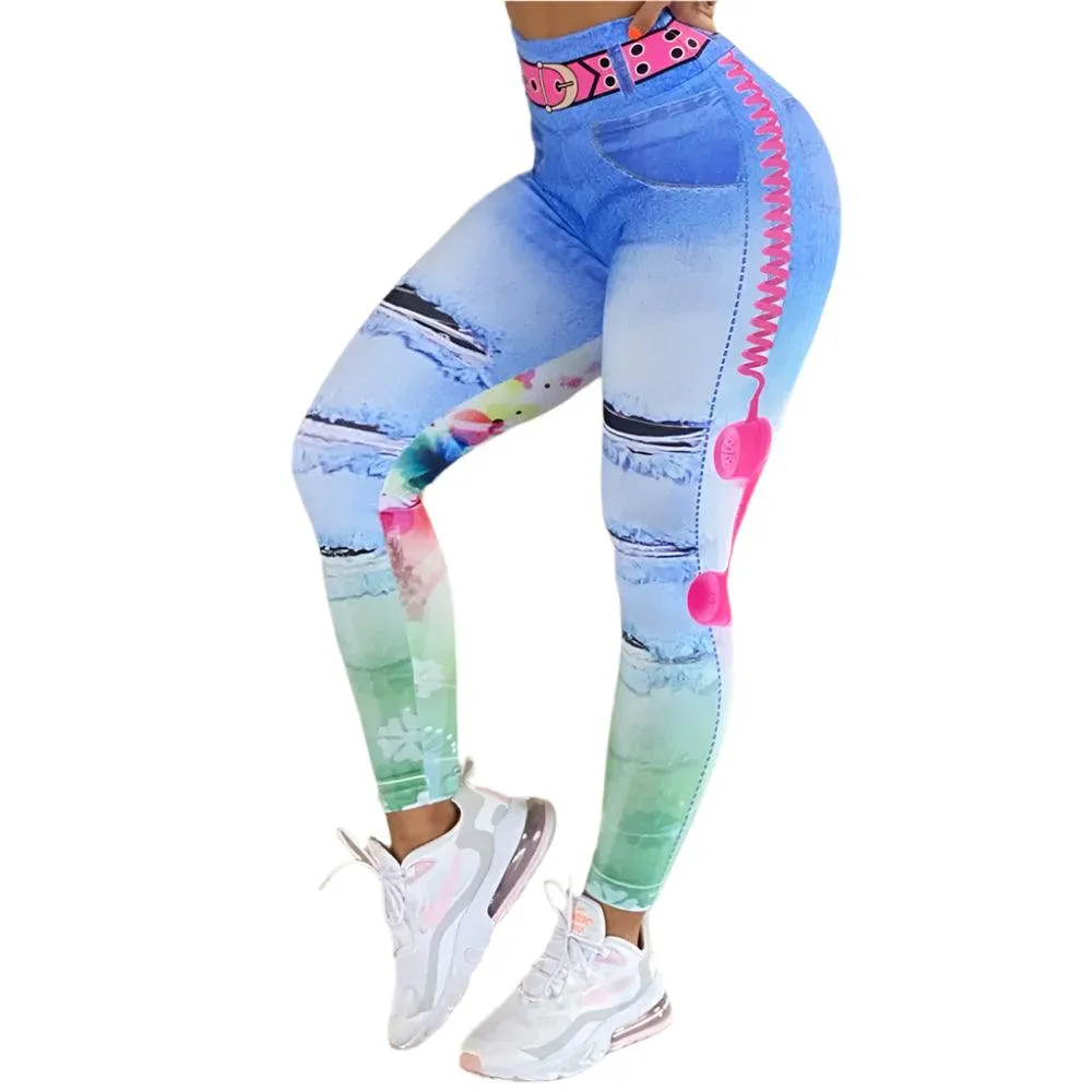 High Waist Medium Stretch Fabric Woman's Pure Color High Waist Plus Size Denim Jeans