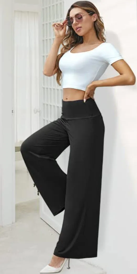 Hopa - High Waist Palazzo Pants