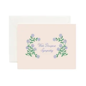 Hydrangea Sympathy Card