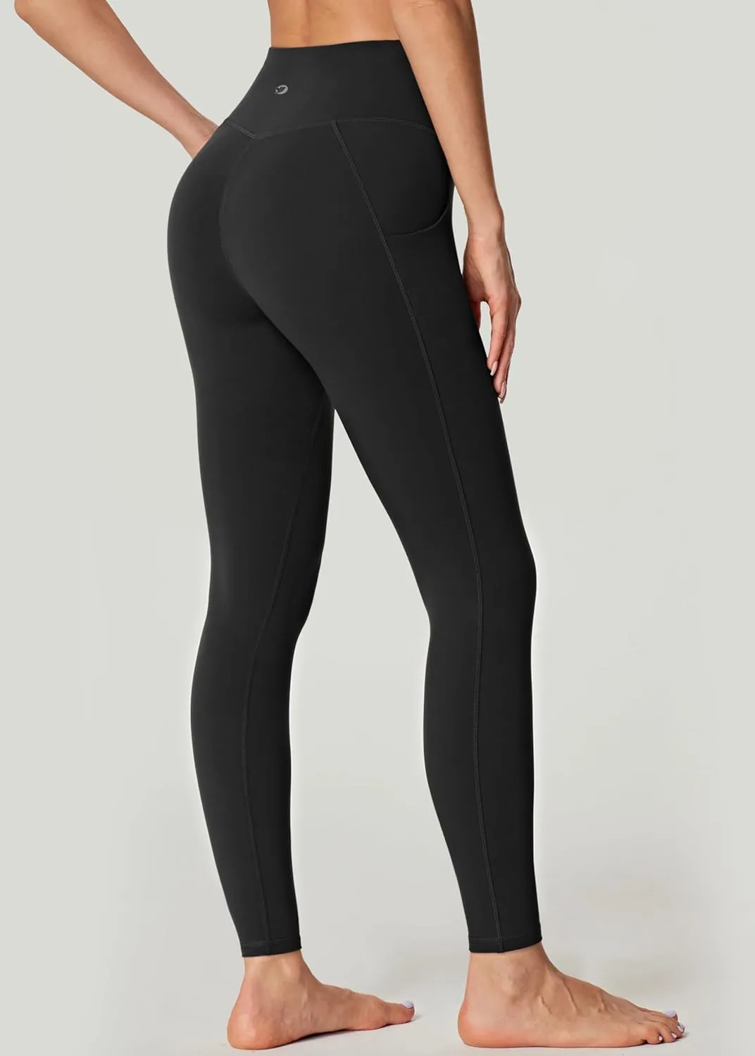 IUGA No Front Seam Leggings with Pockets for Women Buttery Soft Tummy Control Workout Leggings High Waisted Yoga Pants