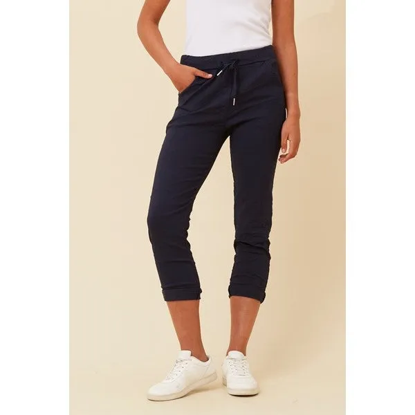 JANJA SOLID JOGGER PANTS