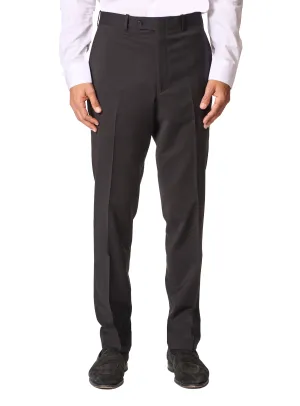 JB Britches Torino Model Wool-Stretch Twill Trousers - Black
