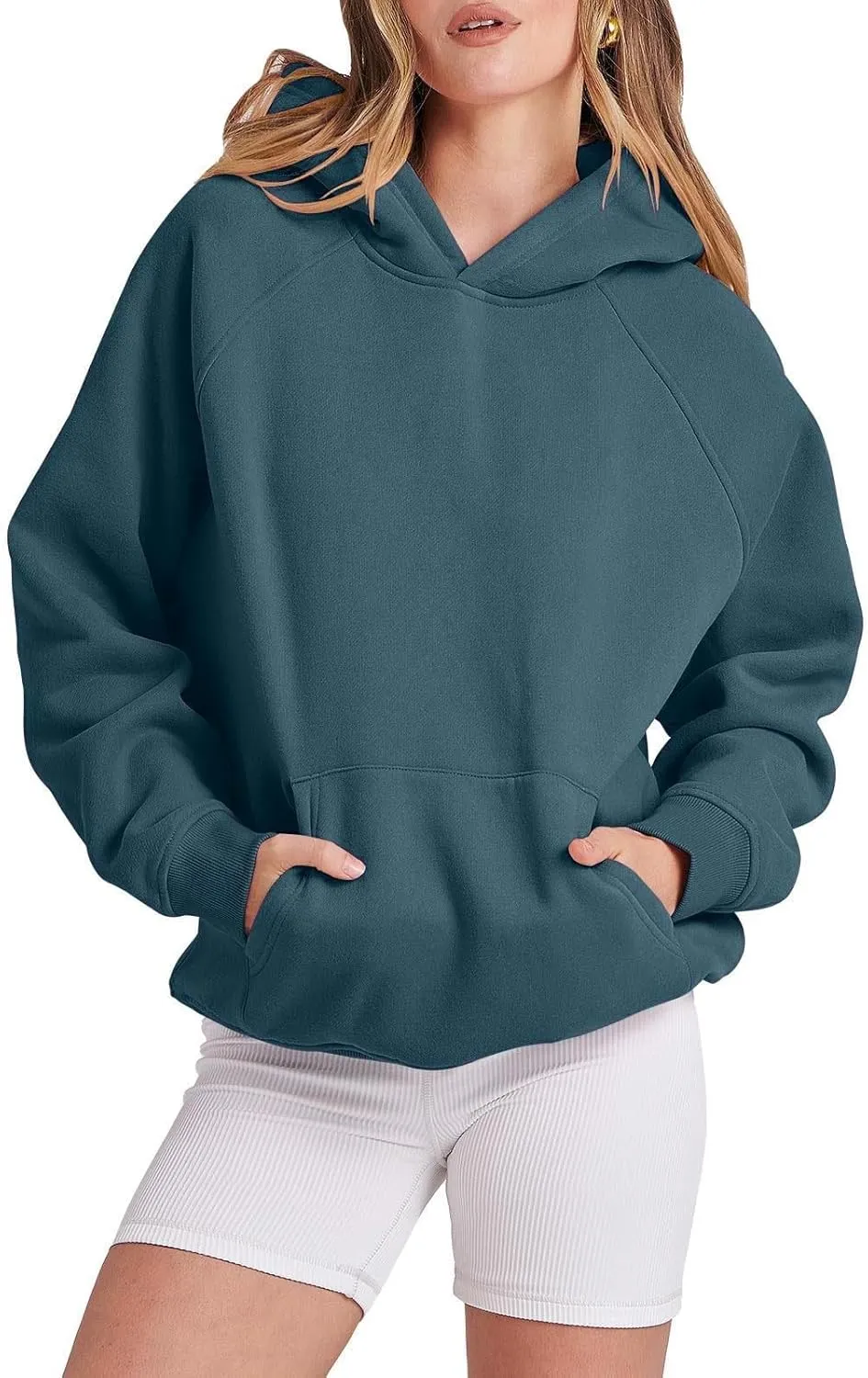JiXiang Women's Fashion Hoodies & Sweatshirts Oversized Hoodies Sweatshirts Long Sleeve Sweaters Pullover Clothes with Pocket