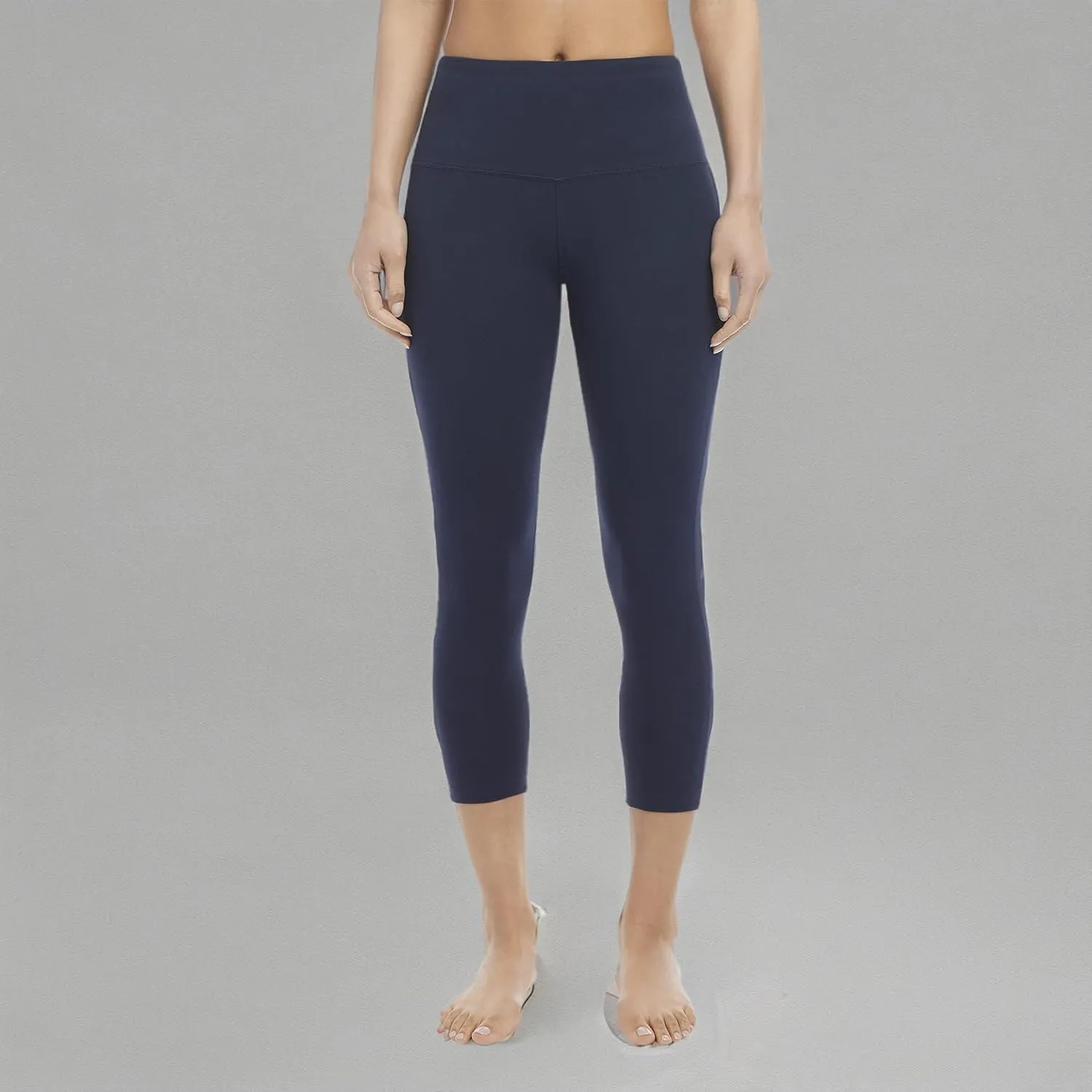 Jockey Women's Cotton Stretch Basic Capri Leggings