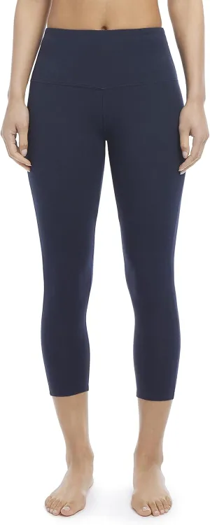Jockey Women's Cotton Stretch Basic Capri Leggings