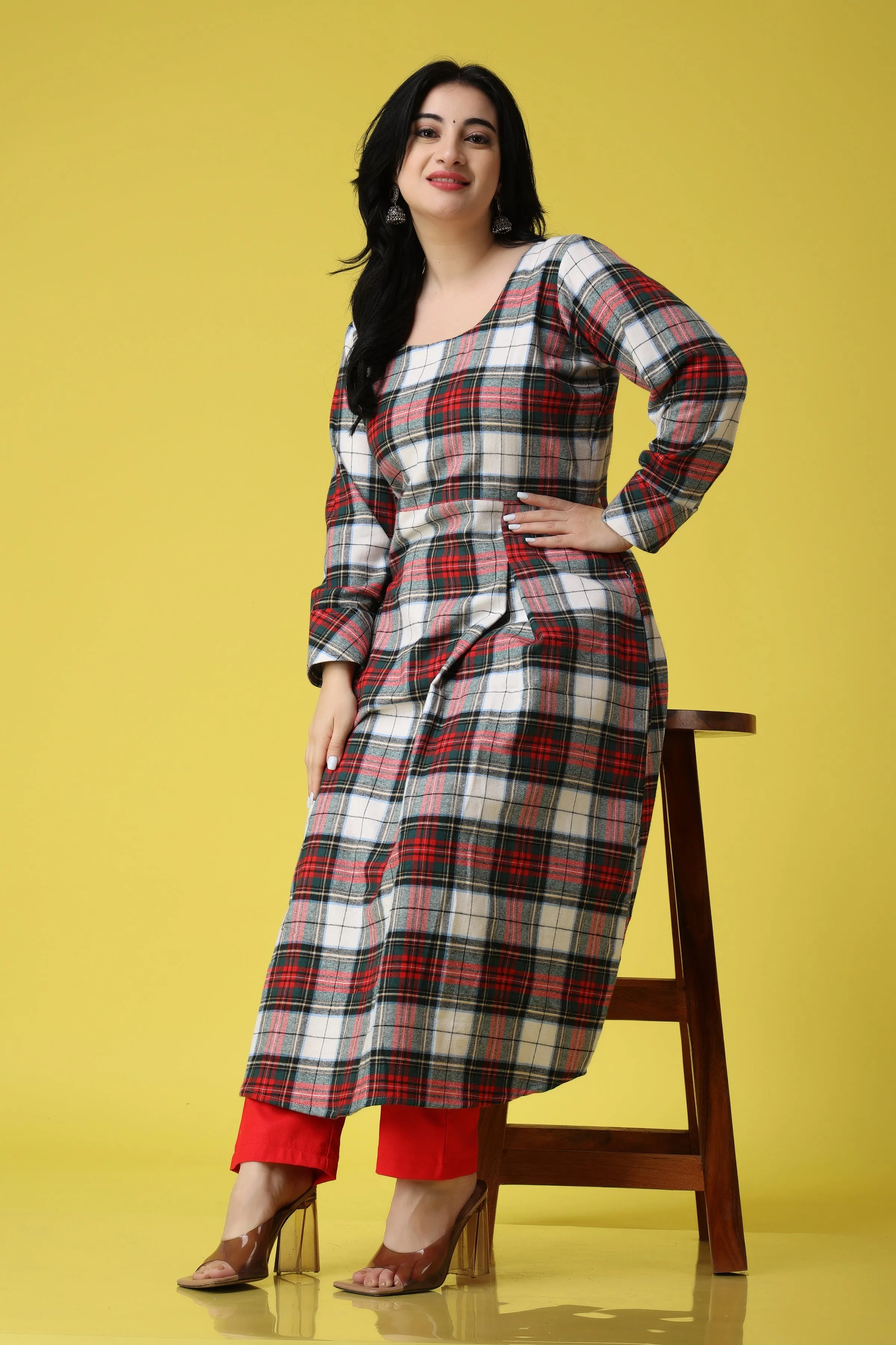 Just-A-Glance Woollen Kurta