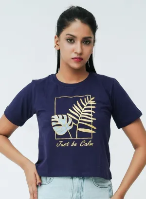 Just be calm Tee - Blue