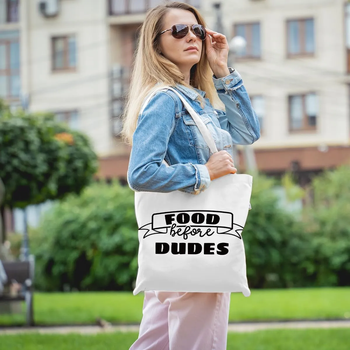 Jztco Funny Gifts Tote Bag Humor Novelty Beach Bag Travel Shopping Bag Reusable Grocery Bags Sarcastic Gifts