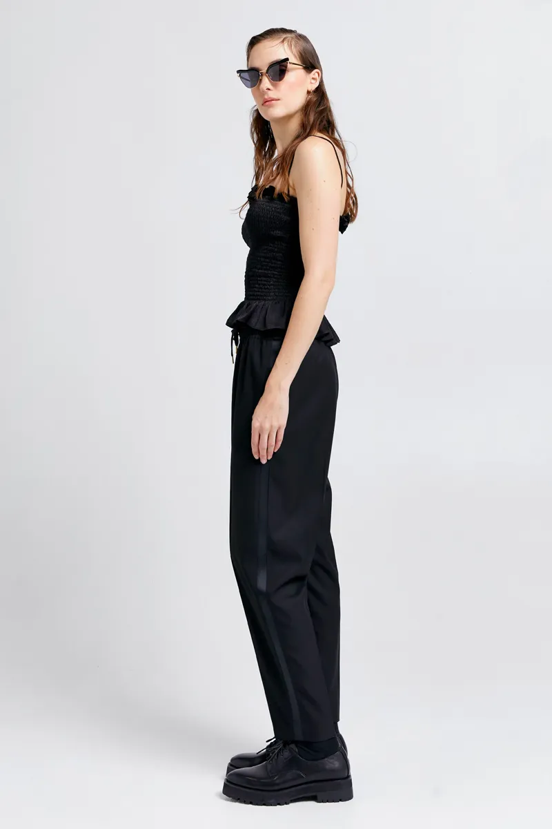 Karen Walker Tuxedo Nico Trousers // Black
