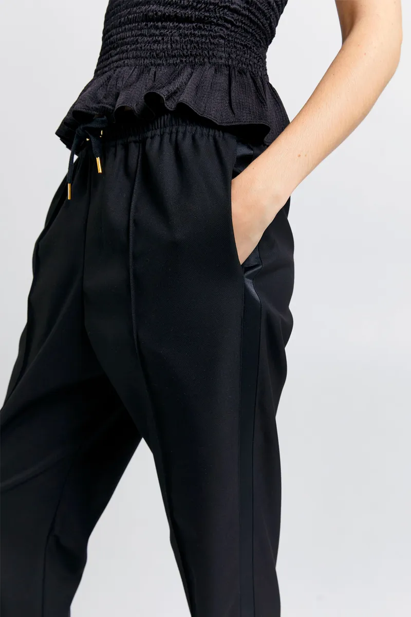 Karen Walker Tuxedo Nico Trousers // Black