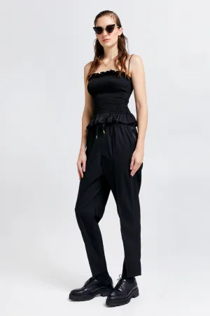 Karen Walker Tuxedo Nico Trousers // Black