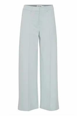Kate Wide Leg Full Length Trouser - Blue Mirage