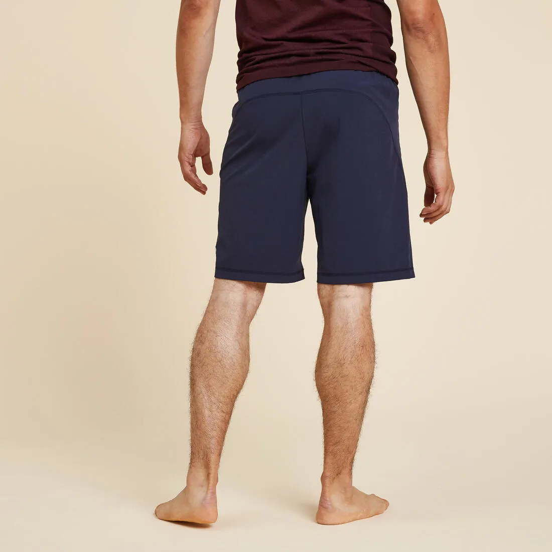 Kimjaly Men's Woven Dynamic Yoga Shorts