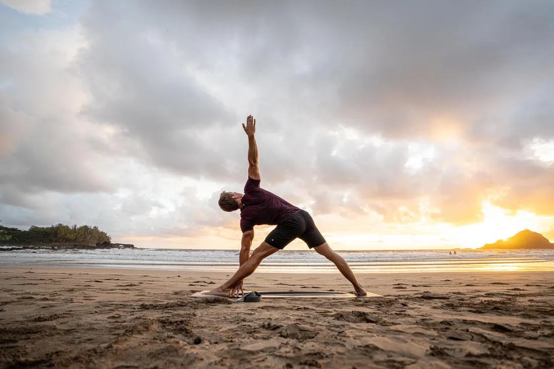 Kimjaly Men's Woven Dynamic Yoga Shorts