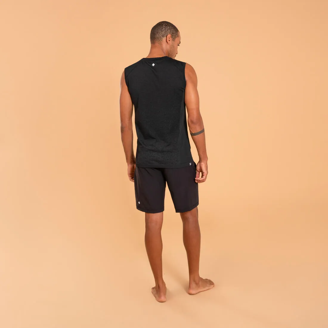 Kimjaly Men's Woven Dynamic Yoga Shorts