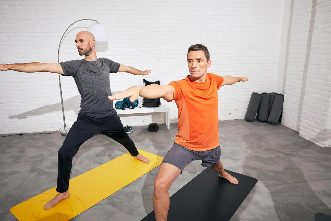 Kimjaly Men's Woven Dynamic Yoga Shorts