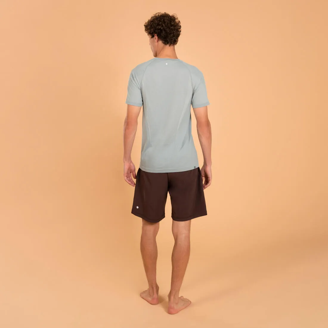 Kimjaly Men's Woven Dynamic Yoga Shorts