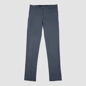 Kinetic Tech Flat Front Active Trouser - Matte Steel Grey