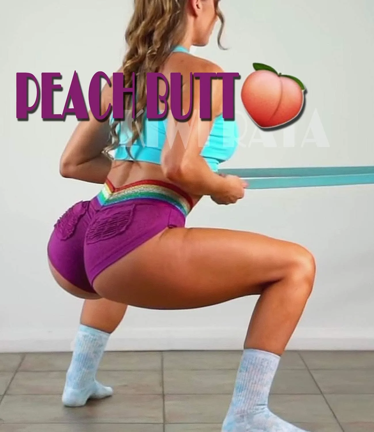 KIWI RATA Scrunch Booty Shorts for Women High Waisted Yoga Shorts Sexy Rave Bottoms Butt Lifting Short Hot Pants